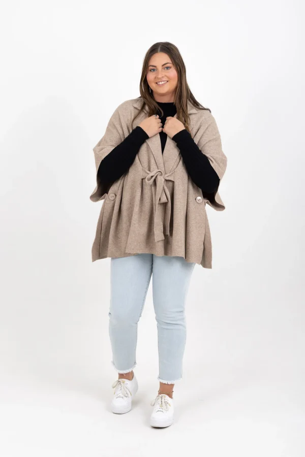 Sweaters & Knitwear-EB&IVE NAWI CAPE BARLEY