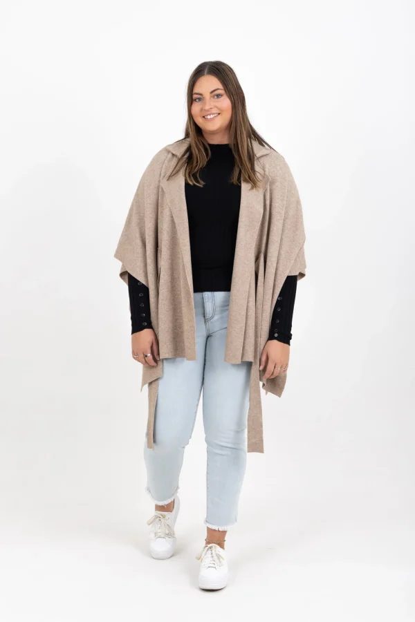 Sweaters & Knitwear-EB&IVE NAWI CAPE BARLEY