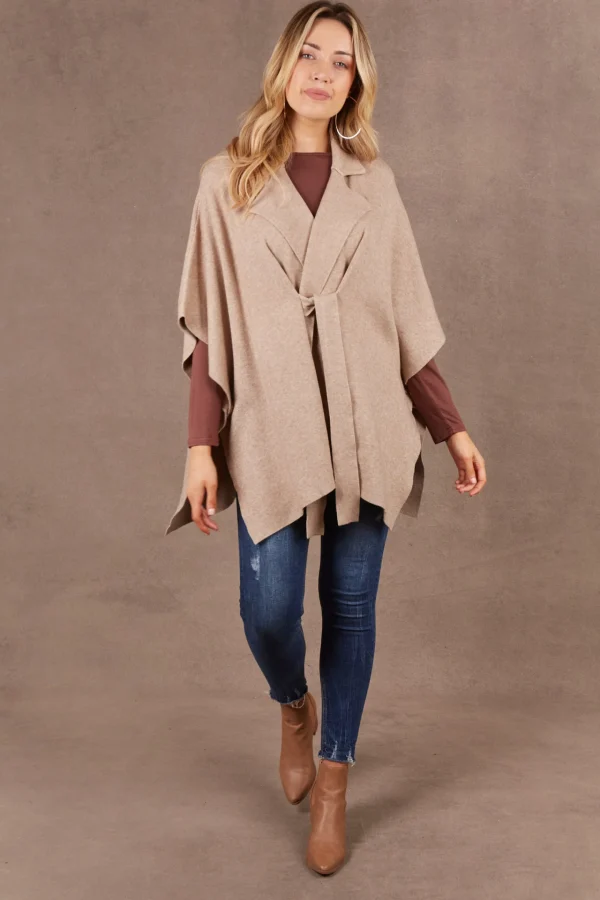 Sweaters & Knitwear-EB&IVE NAWI CAPE BARLEY