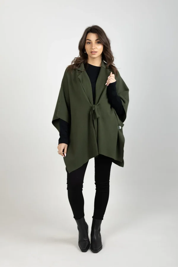Sweaters & Knitwear-EB&IVE NAWI CAPE OLIVE