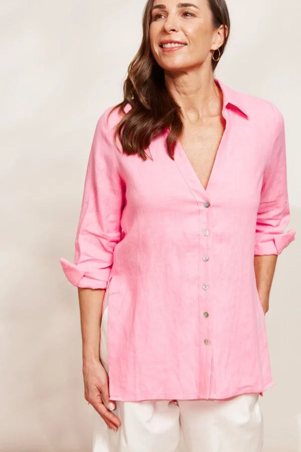 Shirts & Tops-EB&IVE SOJOURN SHIRT CAMEO