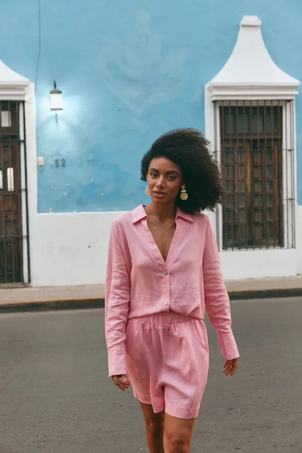 Shirts & Tops-EB&IVE SOJOURN SHIRT CAMEO