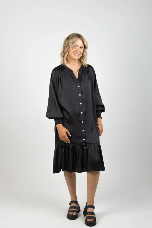 Dresses-EB&IVE STAPLE DRESS EBONY