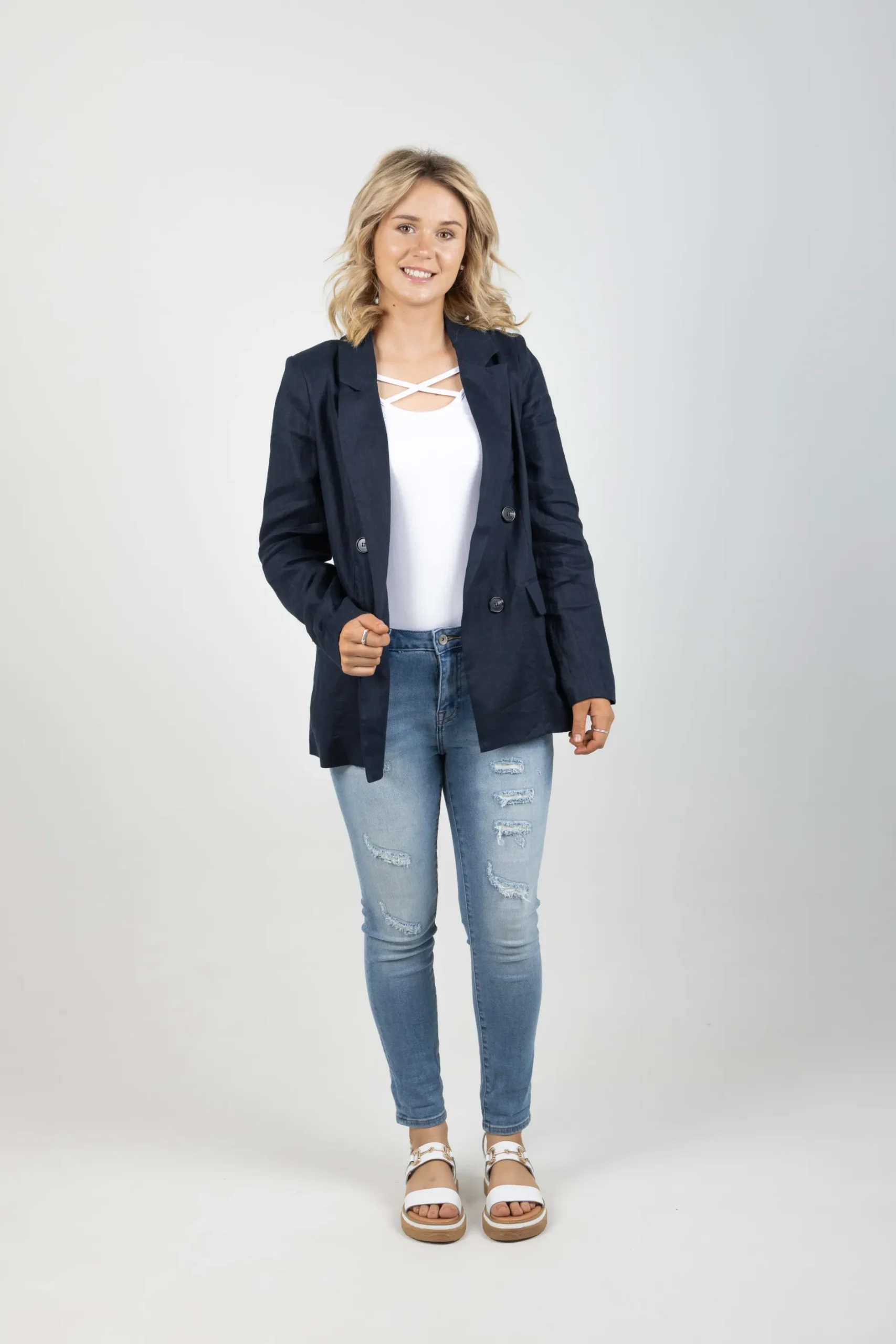 ebive_staple_nama_blazer__0-1.webp Coats & Jackets-EB&IVE STAPLE NAMA BLAZER NAVY