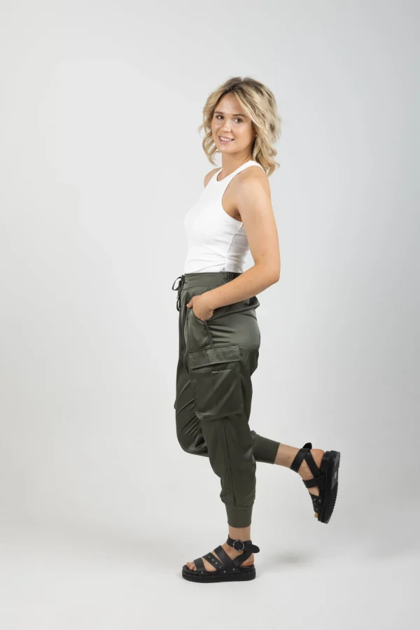 Pants-EB&IVE STAPLE PANT ASPEN