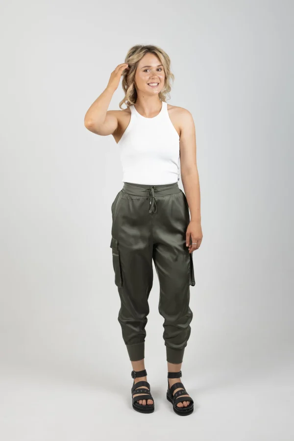 Pants-EB&IVE STAPLE PANT ASPEN
