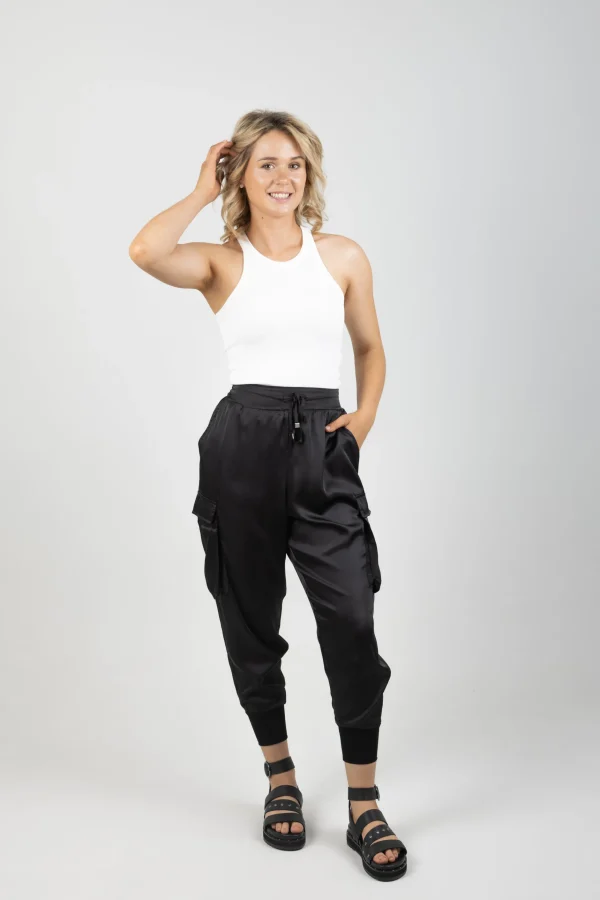 Pants-EB&IVE STAPLE PANT EBONY