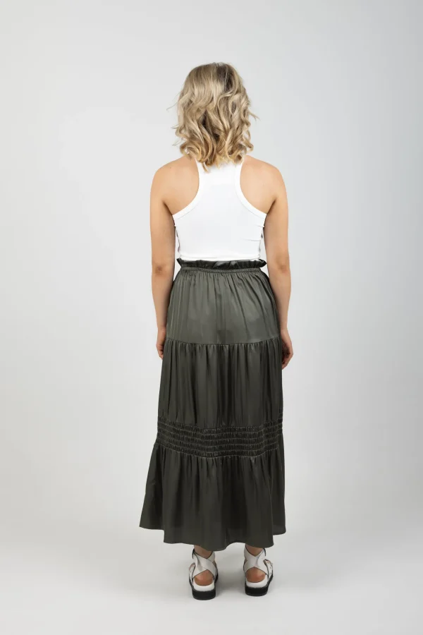 Skirts-EB&IVE STAPLE SKIRT ASPEN