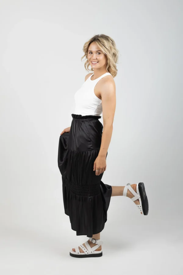 Skirts-EB&IVE STAPLE SKIRT EBONY