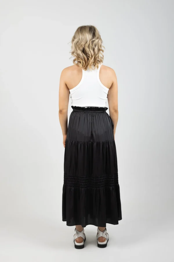 Skirts-EB&IVE STAPLE SKIRT EBONY