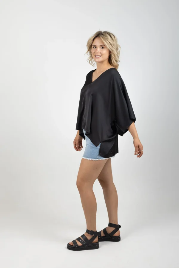 Shirts & Tops-EB&IVE STAPLE TOP EBONY