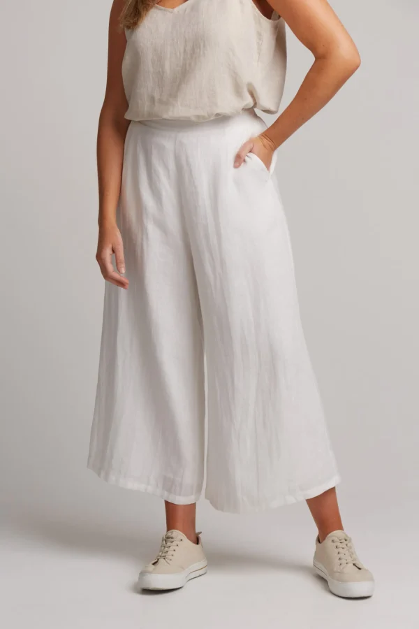 Pants-EB&IVE STUDIO CROP PANT SALT
