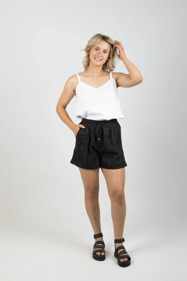 Shorts-EB&IVE STUDIO MAXI SHORT EBONY