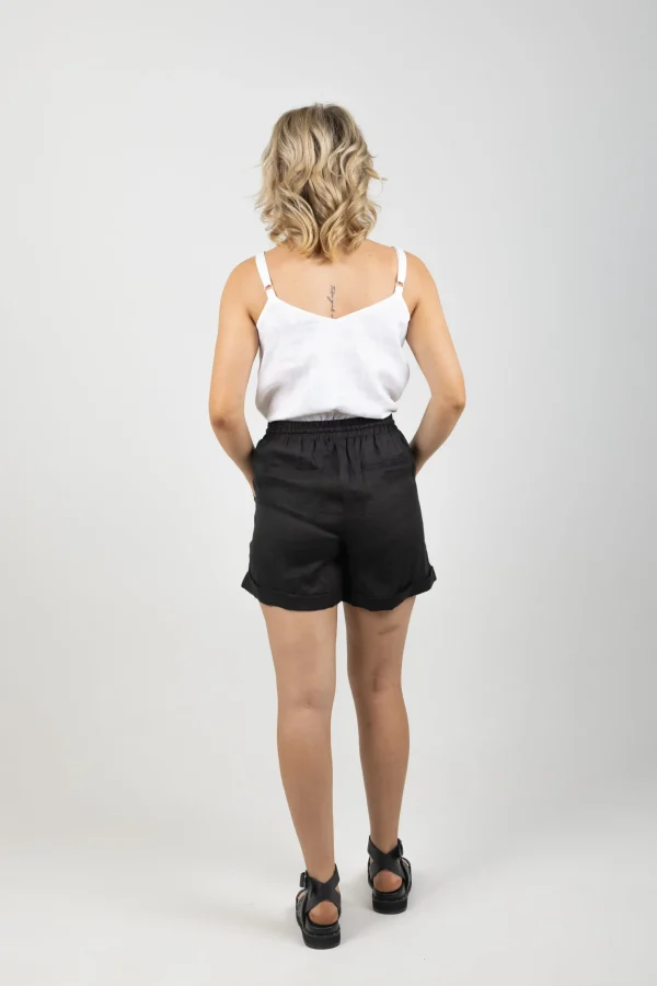 Shorts-EB&IVE STUDIO MAXI SHORT EBONY