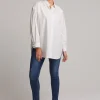 Shirts & Tops-EB&IVE STUDIO OVERSIZED SHIRT SALT