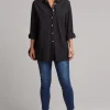 Shirts & Tops-EB&IVE STUDIO OVERSIZED SHIRT EBONY