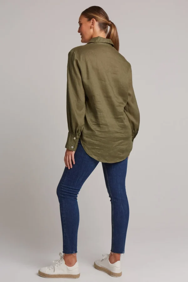 Shirts & Tops-EB&IVE STUDIO SHIRT KHAKI