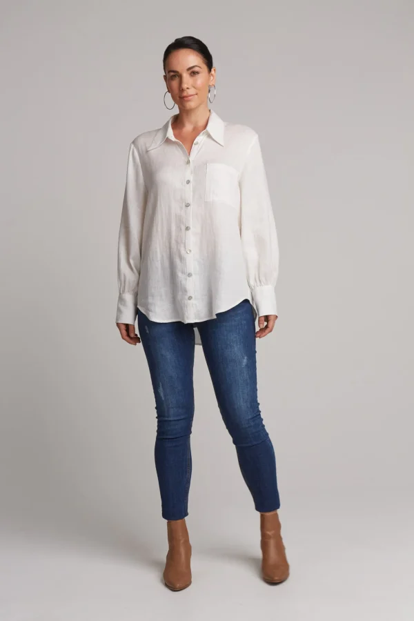 Shirts & Tops-EB&IVE STUDIO SHIRT SALT