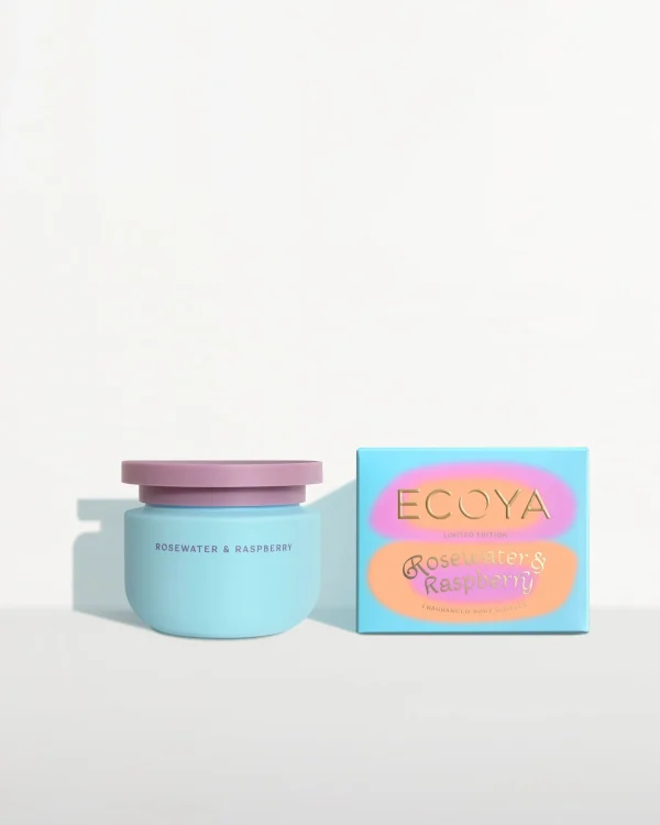 Candles & Room Fragrances-ECOYA BODY SOUFFLE ROSEWATER & RASPBERRY LIMITED EDITION