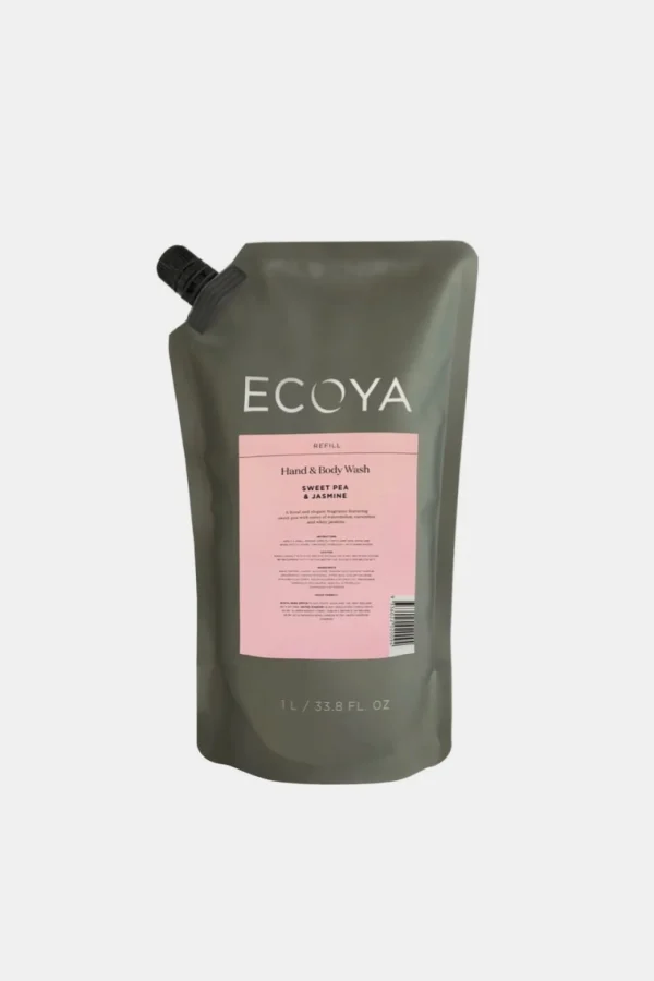 Body-ECOYA HAND & BODY WASH REFILL SWEET PEA & JASMINE