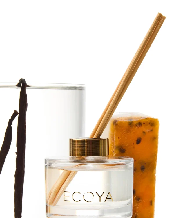 Candles & Room Fragrances-ECOYA MINI DIFFUSER VANILLA BEAN & PASSIONFRUIT LIMITED EDITION