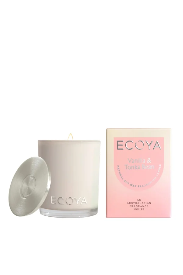 Candles & Room Fragrances-ECOYA MINI MADISON CANDLE VANILLA & TONKA BEAN