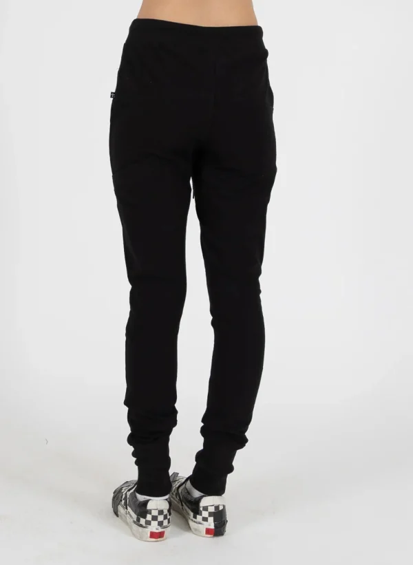 Pants-FEDERATION +. ESCAPE TRACKIE CRAYON BLACK