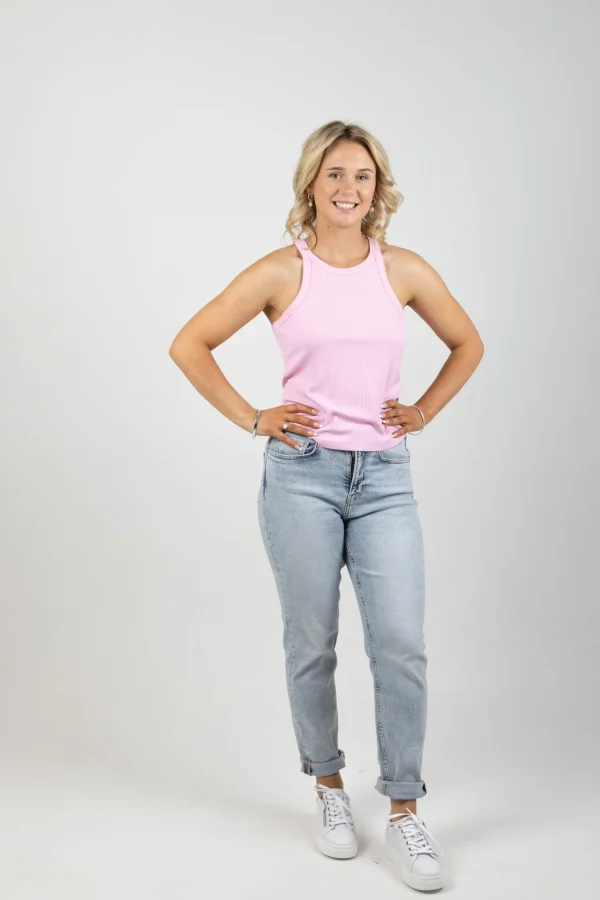 Tees & Tanks-FEDERATION +. LIMIT SINGLET PINK