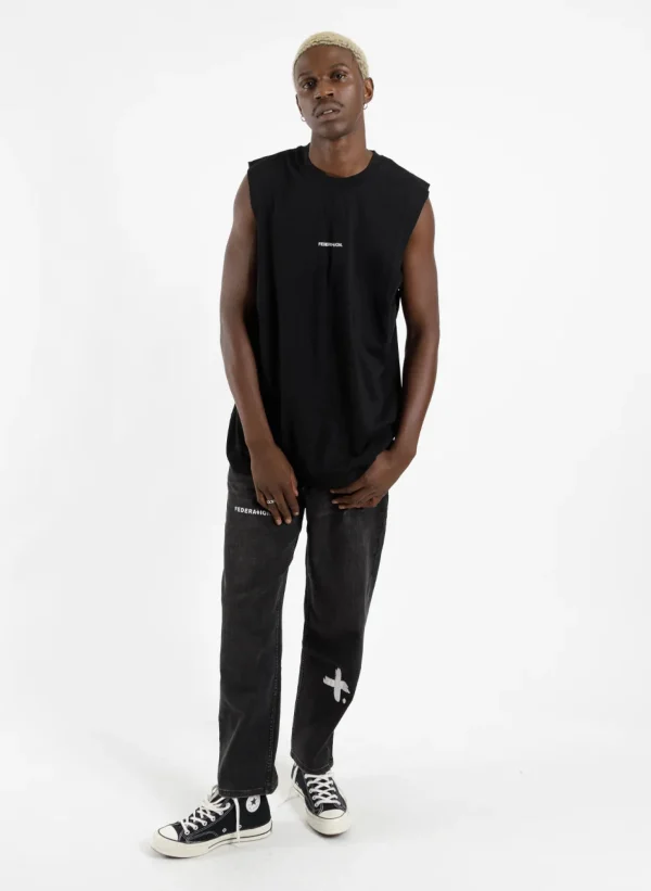 Denim-FEDERATION +. TAKE IT EASY JEAN TRIO WASHED BLACK