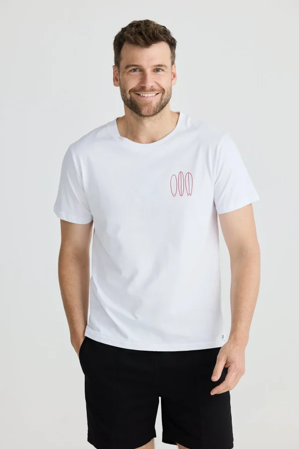 Tees & Tanks-FOSSICK BOARD MEETING TEE WHITE
