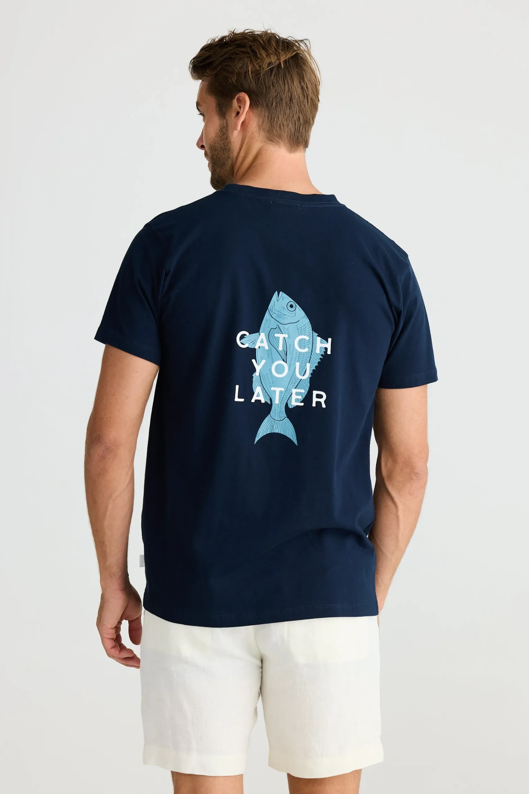 fossick_catch_you_later_t_4.webp Tees & Tanks-FOSSICK CATCH YOU LATER TEE NAVY