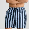 Shorts-FOSSICK DARTMOUTH BOARD SHORT ALLEN STRIPE