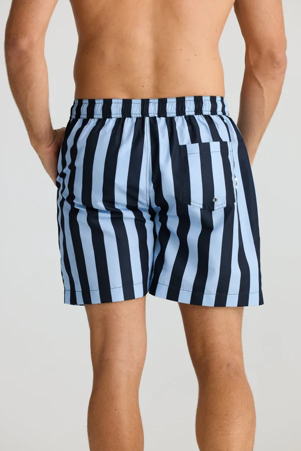 Shorts-FOSSICK DARTMOUTH BOARD SHORT ALLEN STRIPE