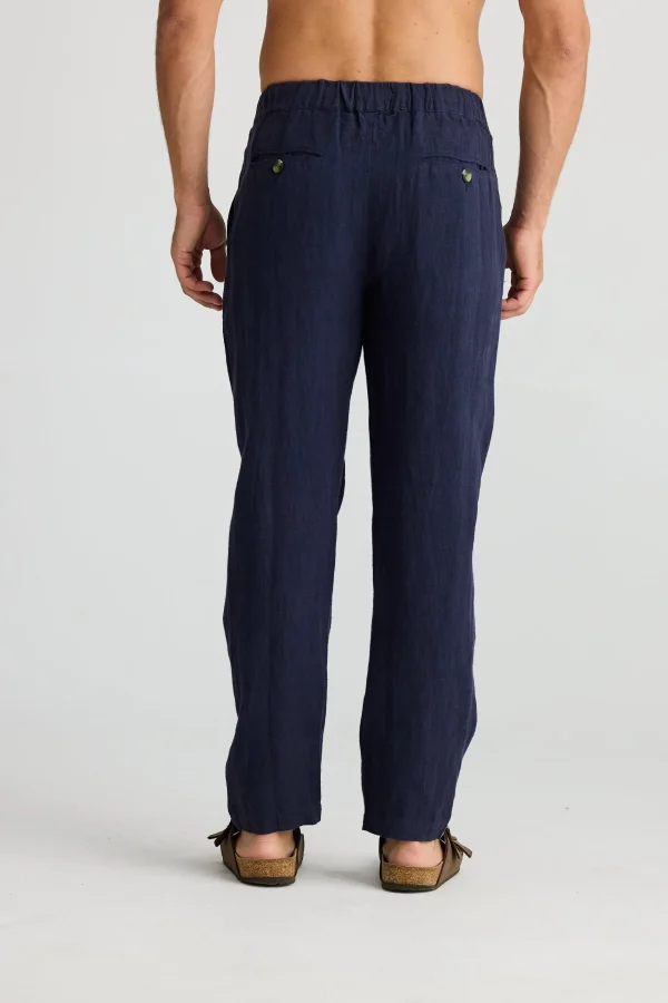 Pants-FOSSICK DUKE PANT NAVY