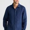 Shirts-FOSSICK OXFORD SHIRT NAVY