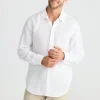 Shirts-FOSSICK OXFORD SHIRT WHITE