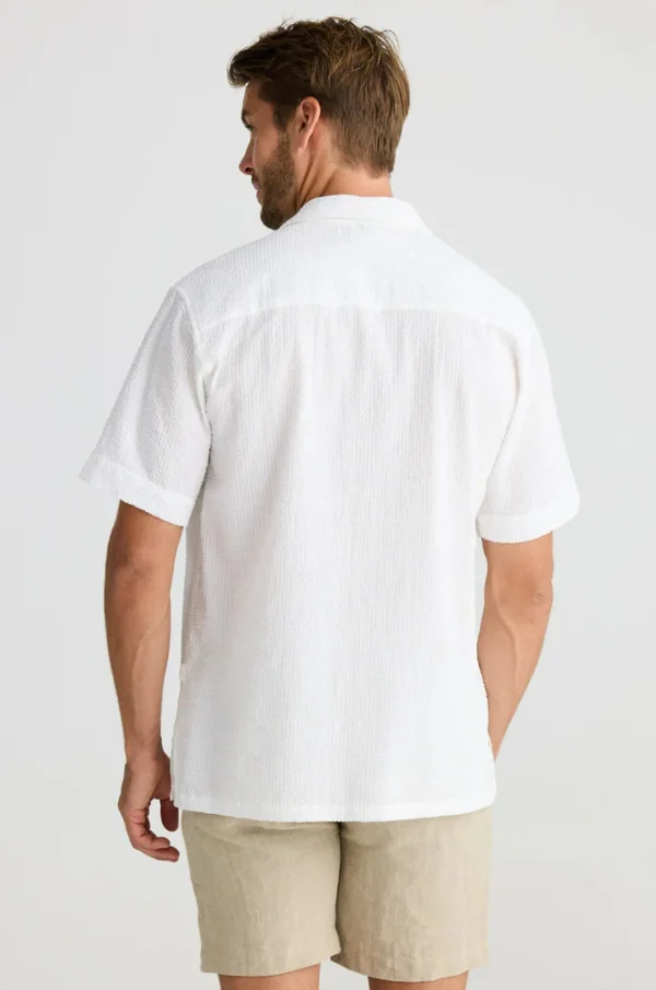Shirts-FOSSICK STANFORD SHIRT WHITE
