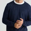Sweaters & Knitwear-FOSSICK TYLER KNIT NAVY