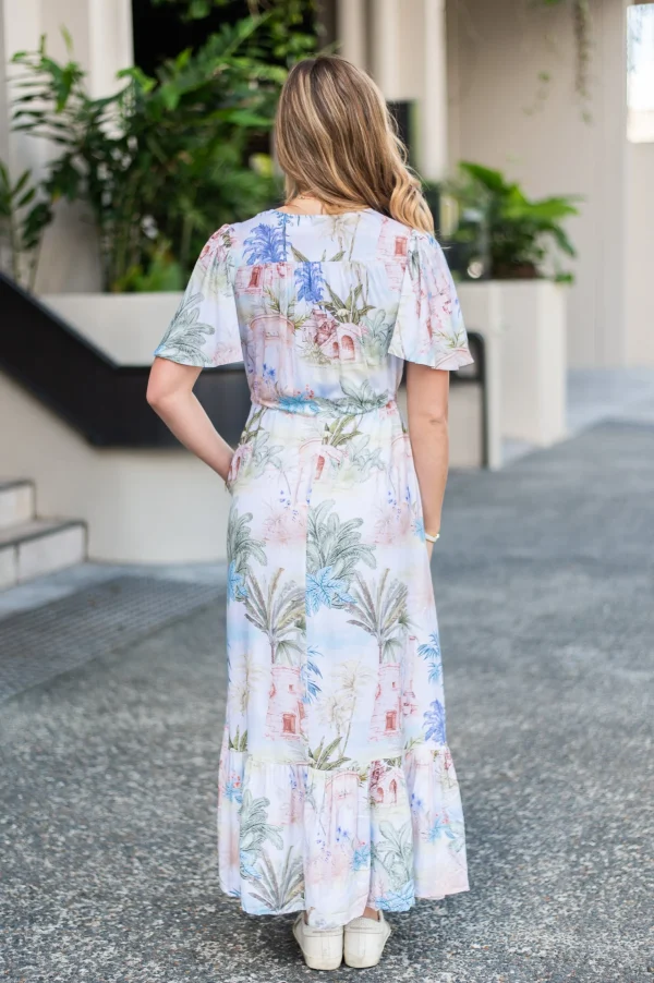 Dresses-FRIA SELMA MAXI DRESS BOTANICAL BLISS