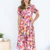 Dresses-FRIA SELMA MAXI DRESS CANDY FLORAL