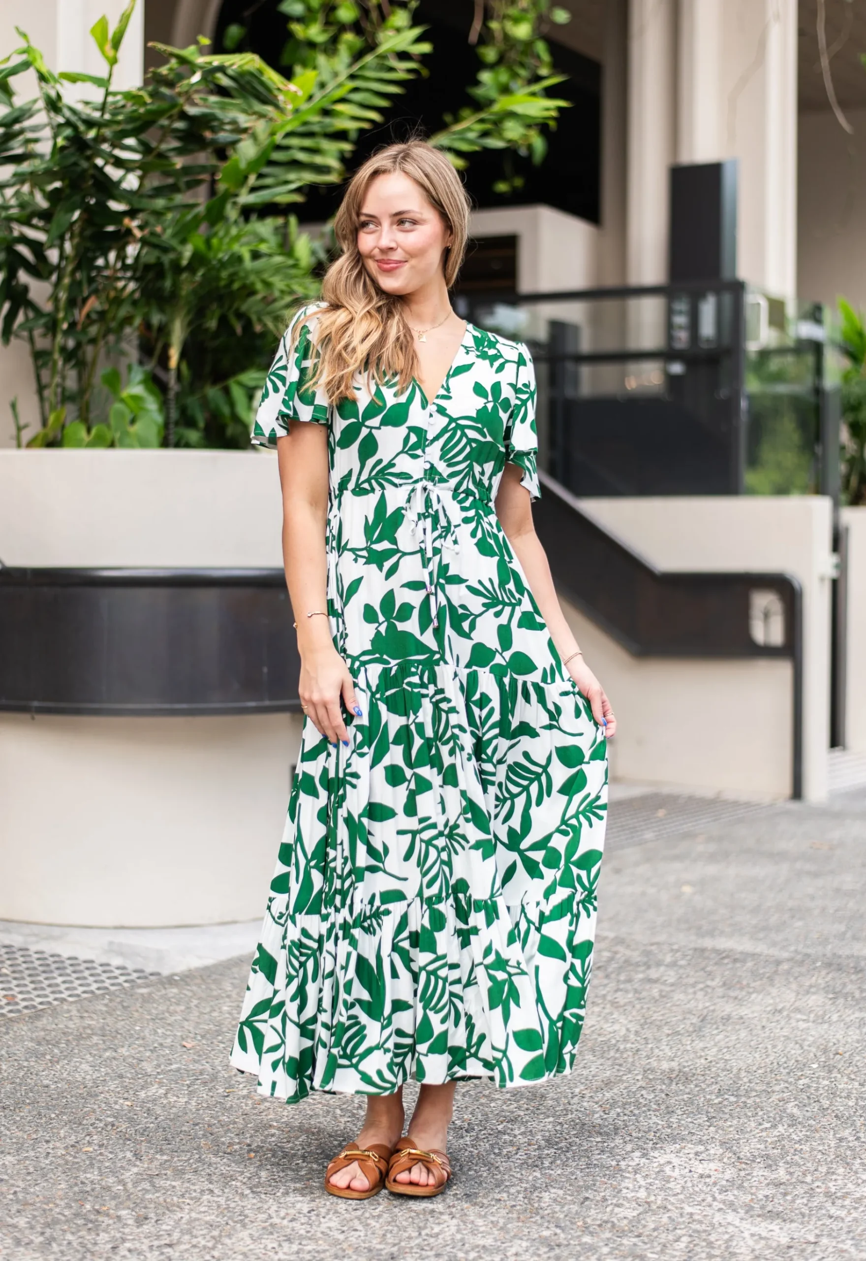 fria_selma_maxi_dress_for_3.webp Dresses-FRIA SELMA MAXI DRESS FORREST FERN GREEN