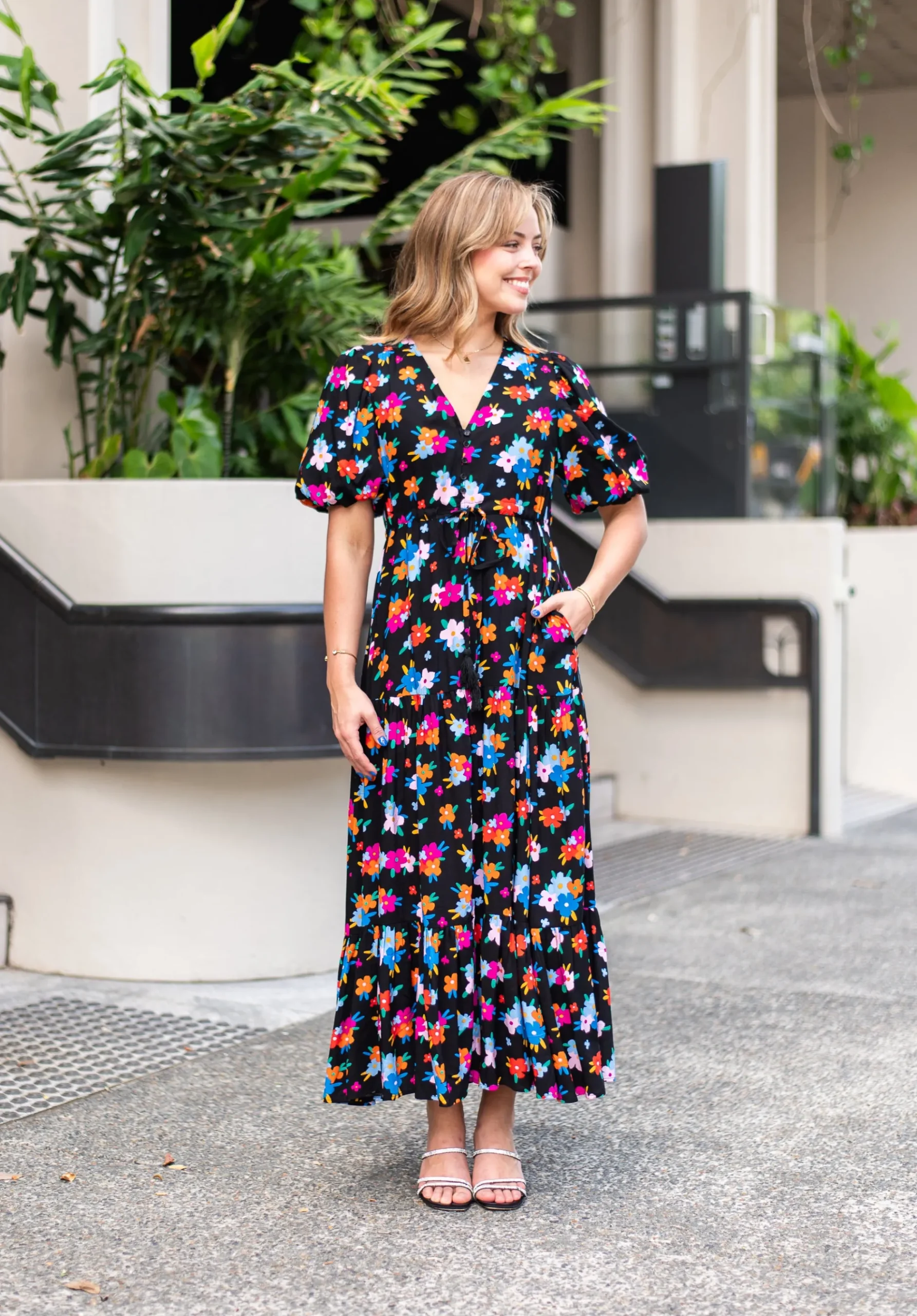 fria_selma_maxi_dress_hap_2.webp Dresses-FRIA SELMA MAXI DRESS HAPPY FLOWERS