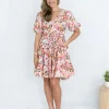 Dresses-FRIA SELMA MINI DRESS FRUITFUL BLOOMS