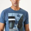 Tees & Tanks-GARCIA ARTWORK T-SHIRT MARINE