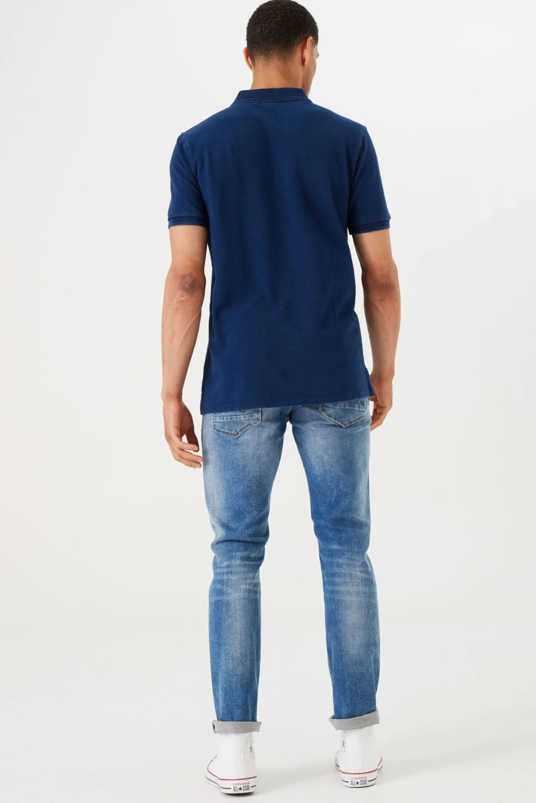 garcia_badge_logo_polo_na_2.webp Tees & Tanks-GARCIA BADGE LOGO POLO NAVY