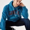 Sweaters & Knitwear-GARCIA BARCELONA HOODIE CYAN