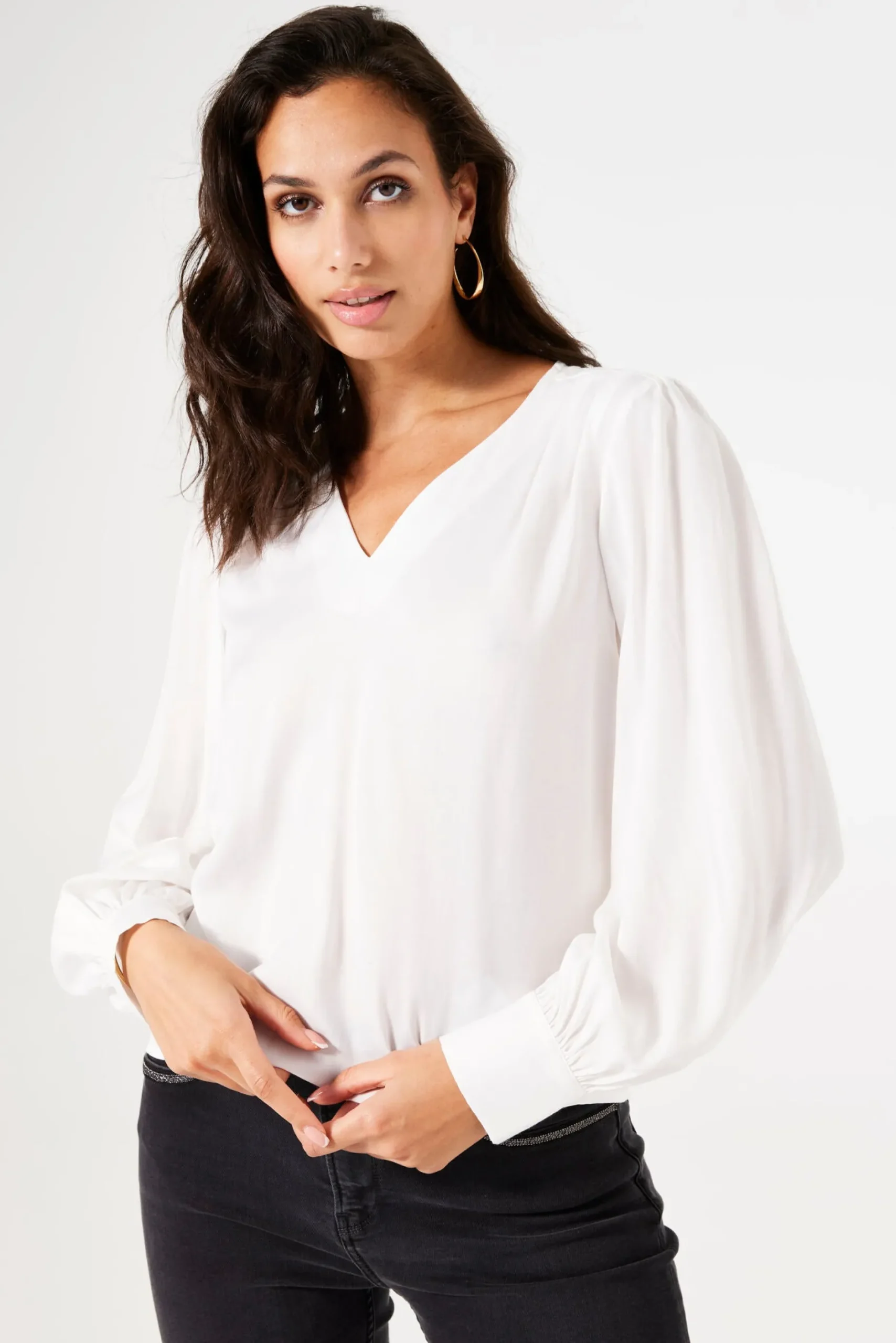 garcia_blouse_porcelain_0.webp Shirts & Tops-GARCIA BLOUSE PORCELAIN