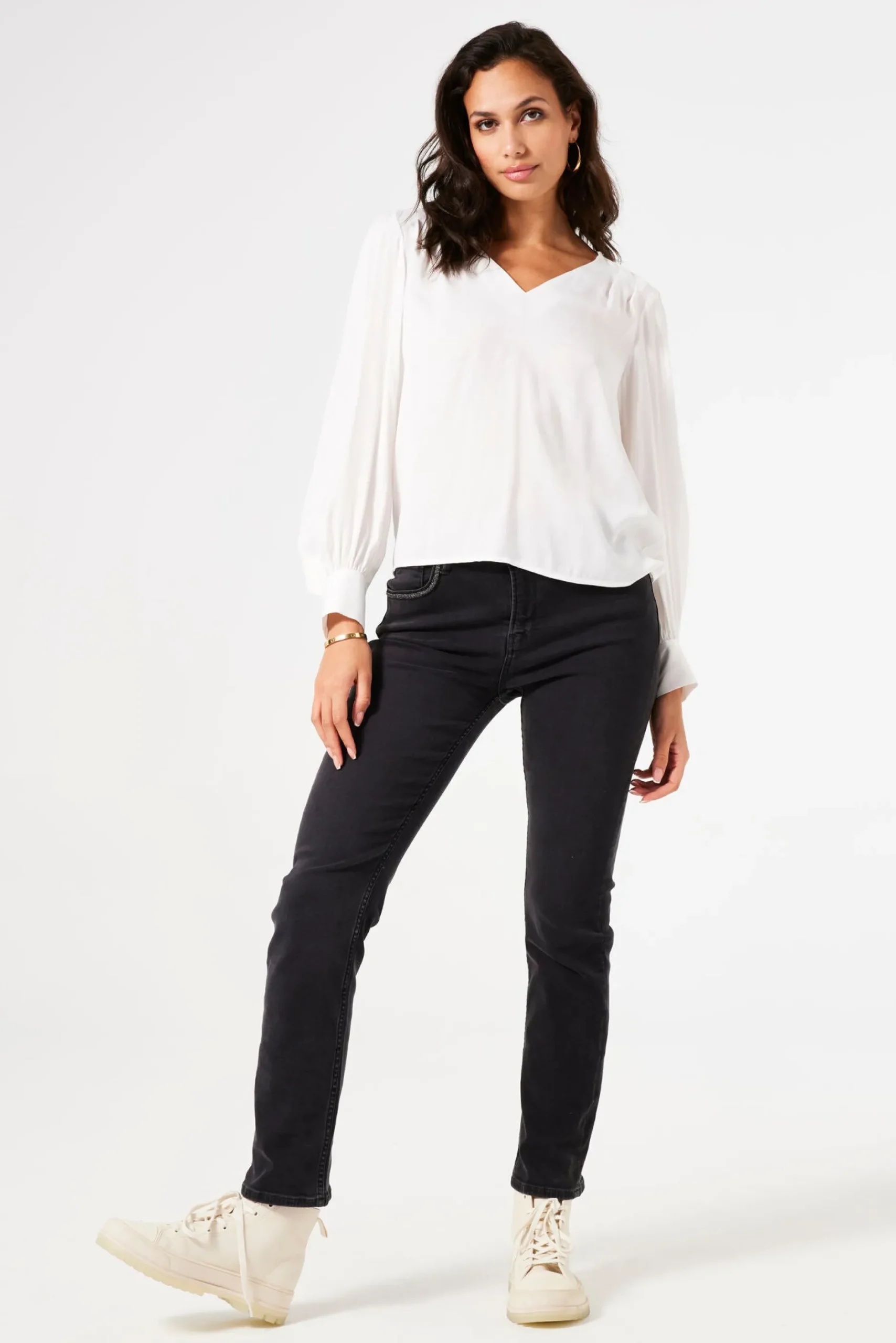 garcia_blouse_porcelain_1.webp Shirts & Tops-GARCIA BLOUSE PORCELAIN