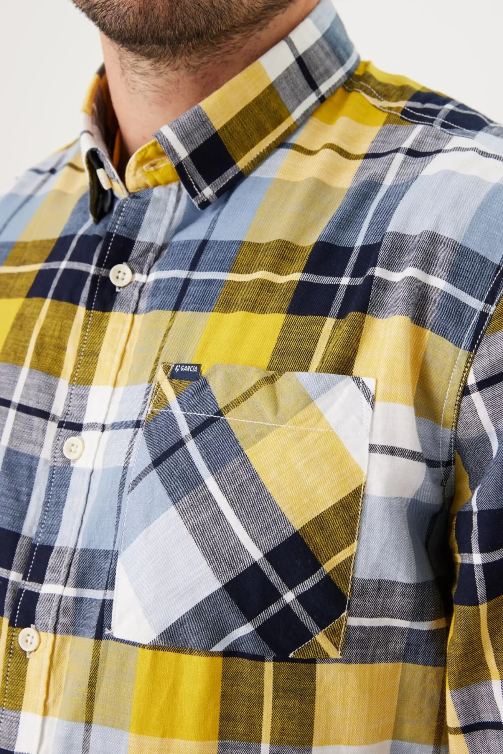 garcia_checked_shirt_dand_3.webp Shirts-GARCIA CHECKED SHIRT DANDELION