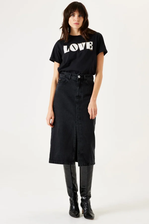 Tees & Tanks-GARCIA CORE LOVE TEE BLACK